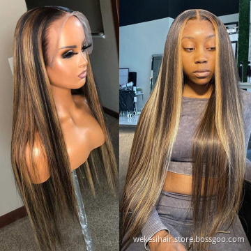 Factory Price Swiss 13X6 Hd Lace Frontal Wig Pre Plucked Brazilian Hair Wig With Black Women 100% Human Hair Wig Lace Front